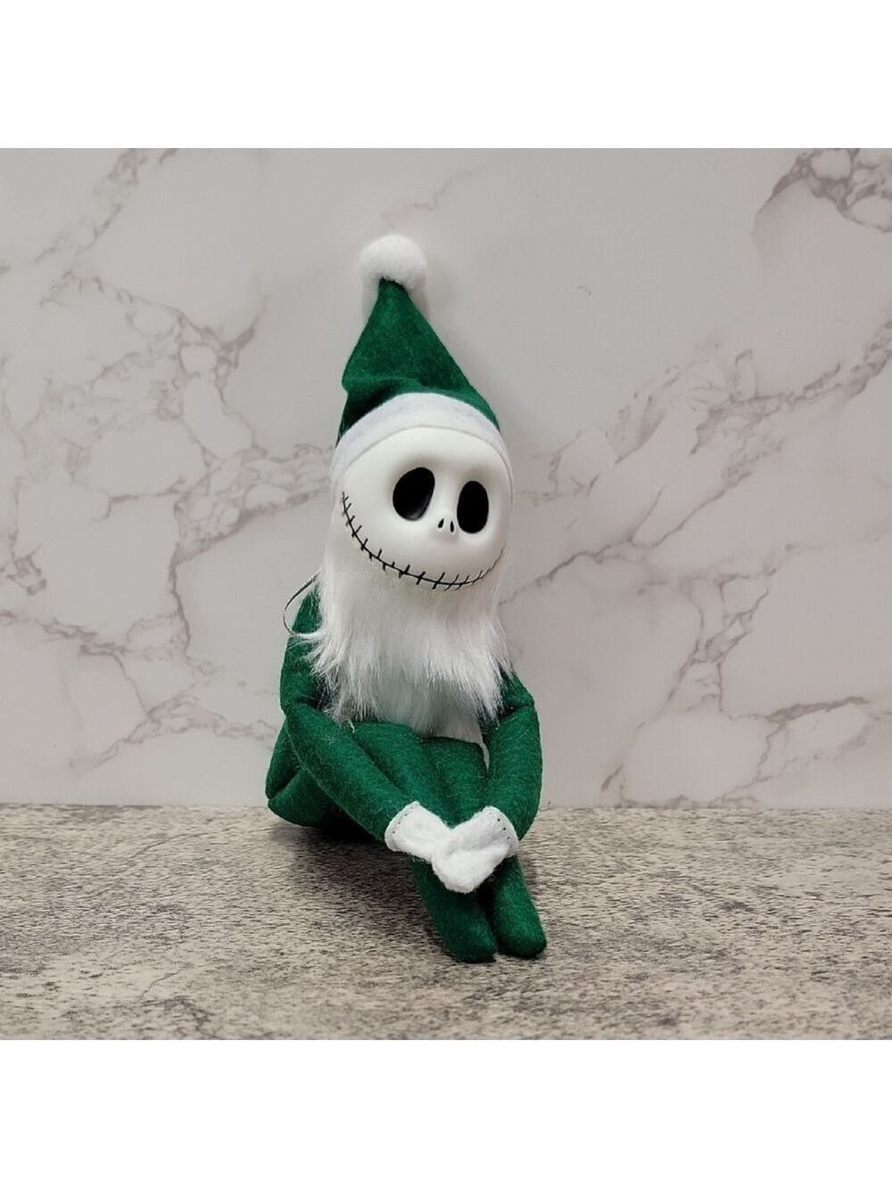 Nightmare before Christmas Jack Skellington elf on the shelf GREEN